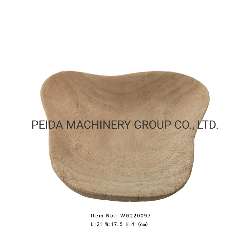 100% Natural Decorative Vase Modern Natural Paulownia Wood Hand Made Round Tall Decorative Table Vase